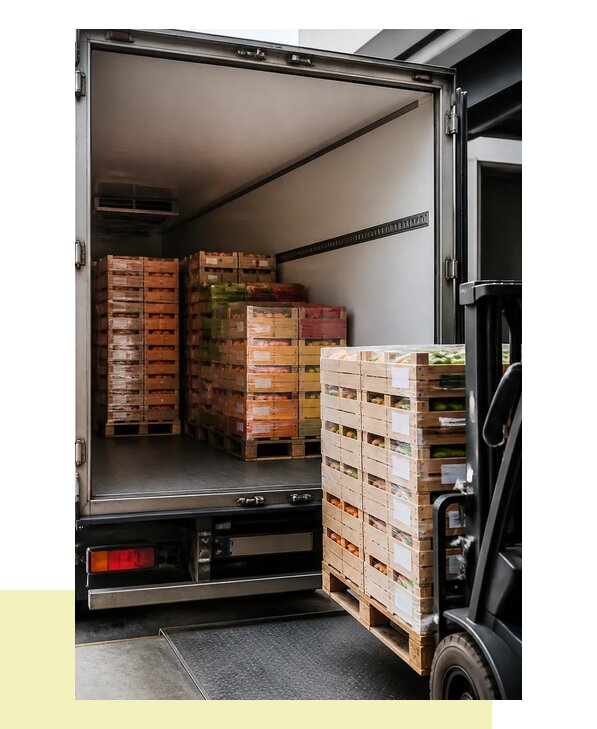 Перевозка сельхозпродукции на паллетах с доставкой в Истру