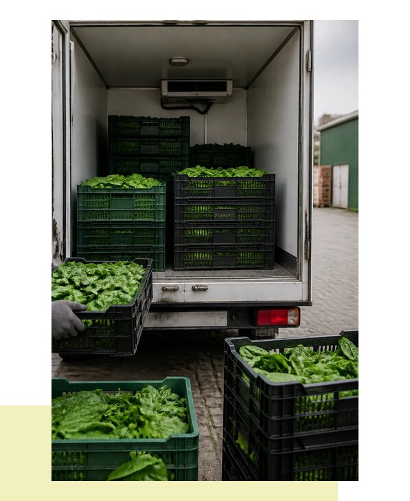 Перевозка шпината в Истру с сохранением свежести продукции